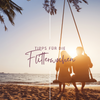 Flitterwochen, Palmen Strand, Meer, Urlaub, Brautpaar, 
