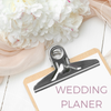 Hochzeitsplaner, Klemmbrett, Weddingplaner, Unterstützung bei der Hochzeit