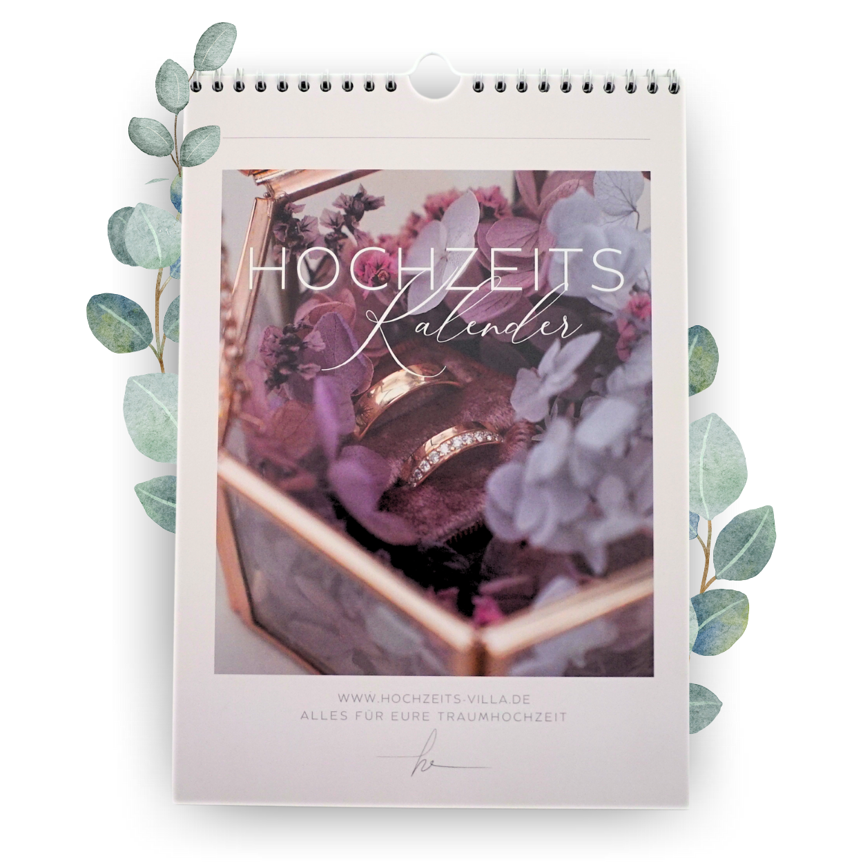 Hochzeitskalender | Hochzeitsplaner | Mit Stickerbogen