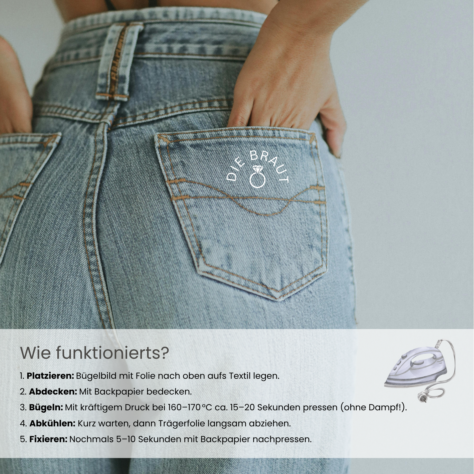 Aufbügler Hochzeit, personalisierte Braut Shirts, Hochzeitsfeier Outfit, Bride Shirt, Bridal Party Design, Team Bride Shirt, Brautparty Geschenke