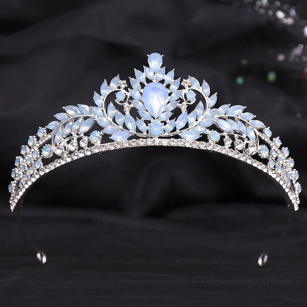 Enja Braut Diadem Rot | Braut Haar Schmuck | Braut Accessoires