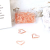 Hochzeit, Hochzeit Papeterie, Büroklammern, Herz Büroklammern, Papier Clip, Scrapbook, Wedding Scrapbook, Gastgeschenk, Hochzeitseinladung, Dankeskarten, Lesezeichen