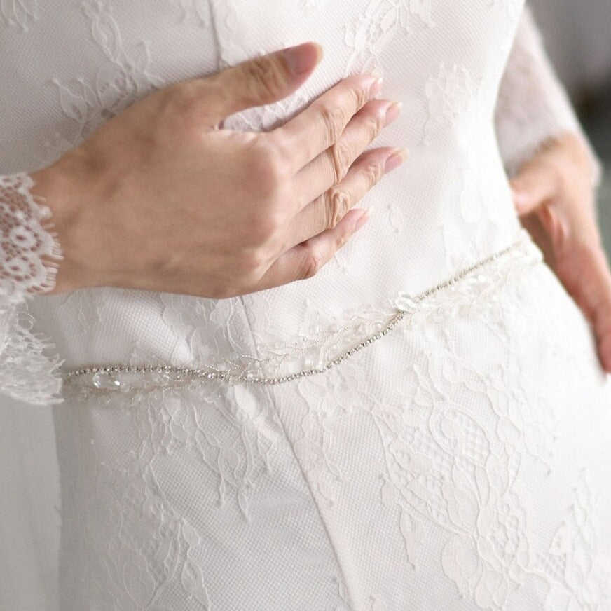 Brautschmuck, Brautkleid Accessoires, Taillengürtel, Kristall, Hochzeits-Villa, Brautaccessoire, Hochzeitsaccessoire, Braut, Hochzeit, Strass, das gewisse etwas,  Rückenschmuck, Taillenband, 