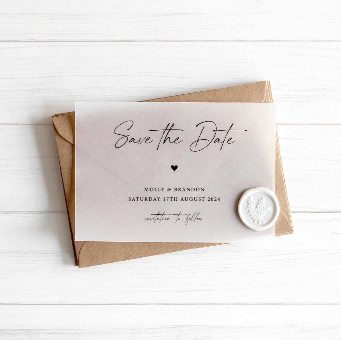Pergament Einladung, Save the Date Einladung, Transparente Hochzeitseinlaung, Set Save the Date Karten, Waschsigel Einladung, Hochzeitseinladung, Transparente Save the Date Karte, Save the Date Karte, DIY Hochzeitseinlaung, Set DIY Einladung 