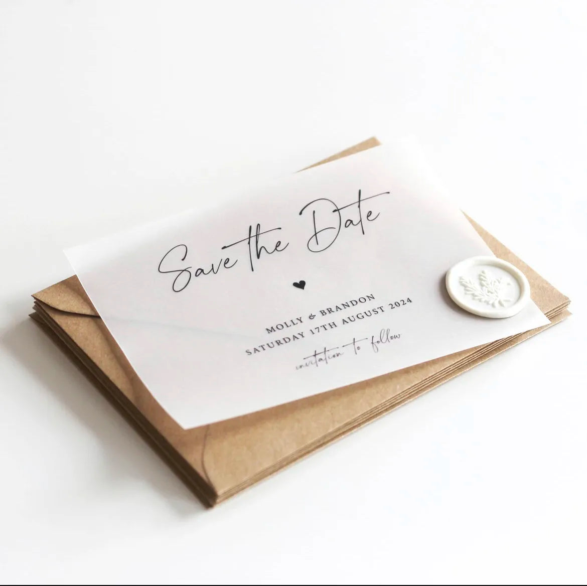 Pergament Einladung, Save the Date Einladung, Transparente Hochzeitseinlaung, Set Save the Date Karten, Waschsigel Einladung, Hochzeitseinladung, Transparente Save the Date Karte, Save the Date Karte, DIY Hochzeitseinlaung, Set DIY Einladung 