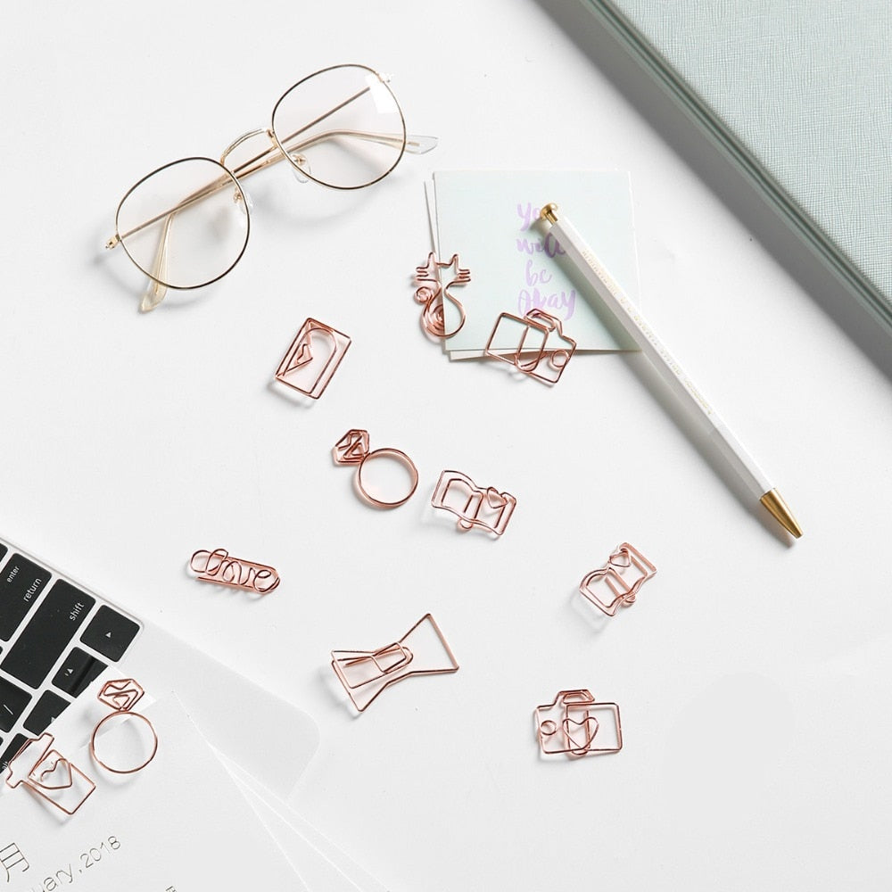 Hochzeit, Hochzeit Papeterie, Büroklammern, Herz Büroklammern, Papier Clip, Scrapbook, Wedding Scrapbook, Gastgeschenk, Hochzeitseinladung, Dankeskarten