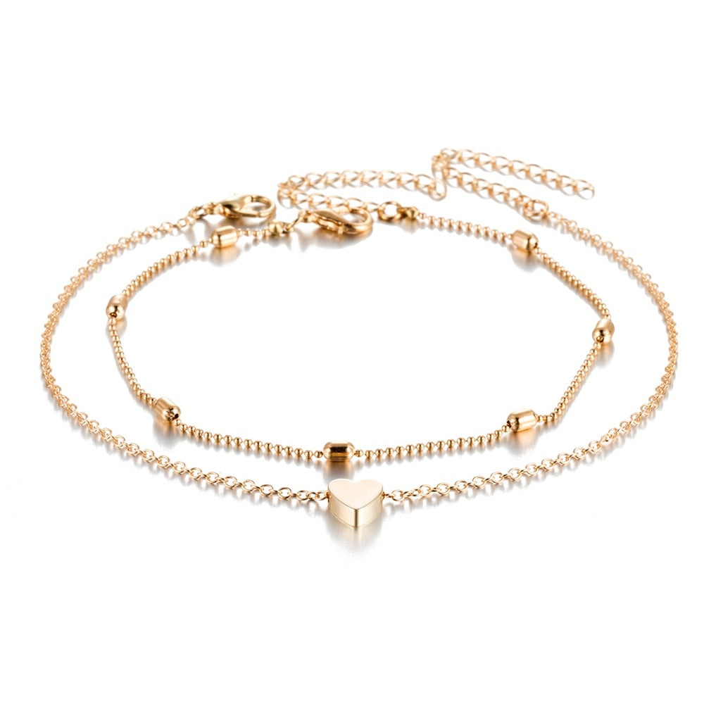 Fußkette, Fußkettchen, Brautschmuck, Gold, Rose Gold, Silber, Brautschuhe, Brautaccessoires, Brautoutfit, Braut Accessoires, Hochzeit, Hochzeitsschmuck, Schmuck