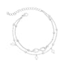 Fußkette, Fußkettchen, Brautschmuck, Gold, Silber, Brautschuhe, Brautaccessoires, Brautoutfit, Braut Accessoires, Hochzeit, Hochzeitsschmuck, Schmuck, Perlen, Unendlichkeitszeichen