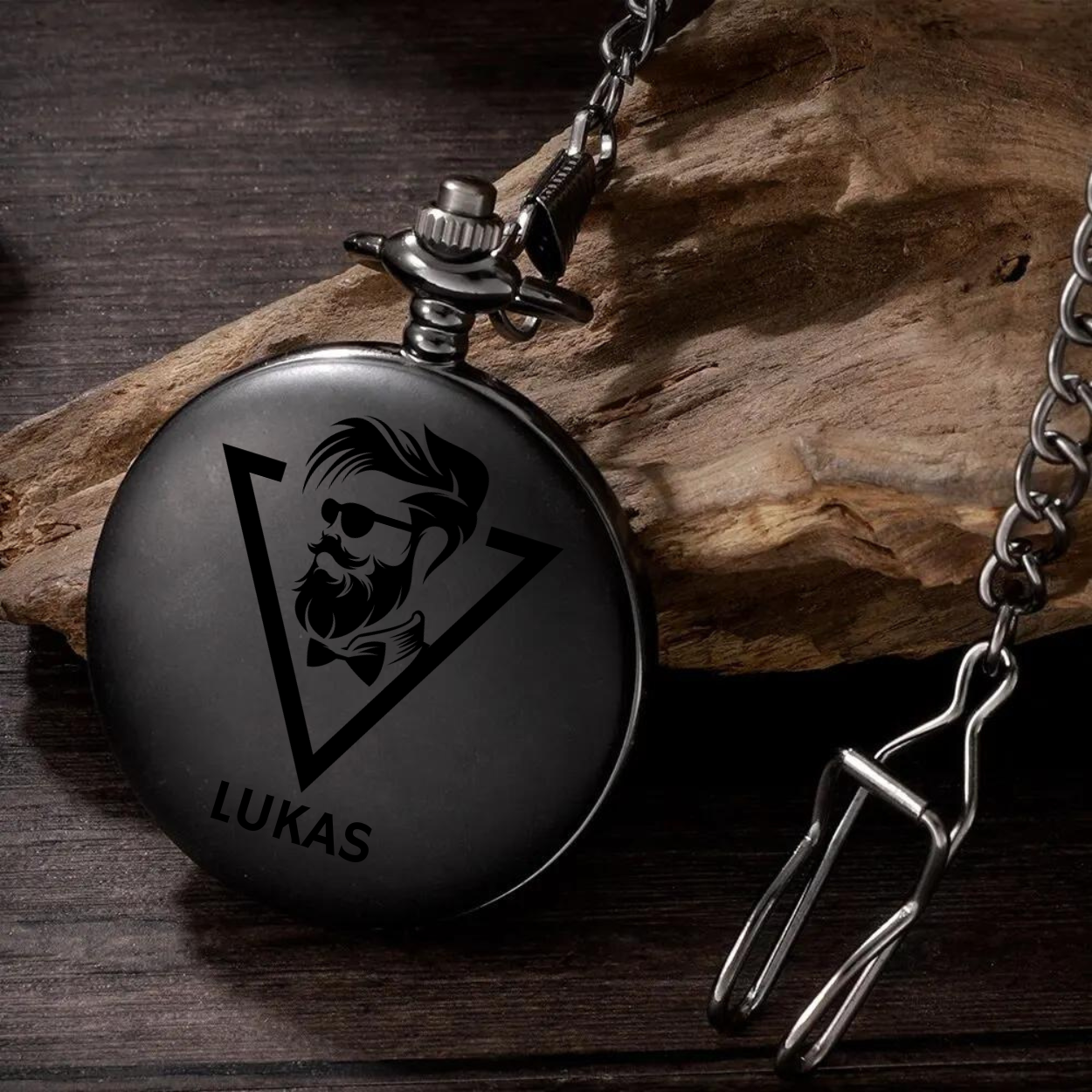 Taschenuhr mit Gravur, personalisierte Uhr, Herrenuhr mit Gravur, Bräutigam Geschenk, Trauzeugen Geschenk, Hochzeitsgeschenk für Ihn, Uhr mit Gravur, personalisiertes Geschenk, Grooms, Hochzeits-Villa, Accessoires für Ihn, Best Man,  Herrenschmuck, Geschenkeset, Schmuck für Ihn, Armband für Ihn, Hochzeitstag, Geschenk Hochzeitstag, Geschenk für ihn, Personalisierte Taschenuhr schwarz, mattes schwarz, Männergeschenk, Geschenk Brautvater