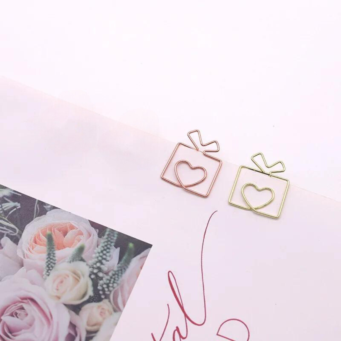 Hochzeit, Hochzeit Papeterie, Büroklammern, Herz Büroklammern, Papier Clip, Scrapbook, Wedding Scrapbook, Gastgeschenk, Hochzeitseinladung, Dankeskarten