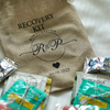 personalisierte Hangover, Hangover Kit, Wedding Survival Kit, Überlebenspaket, JGA, Gastgeschenk, Hochzeit,, Jutebeutel, Bedruckte Säckchen, Polterabend, Säckchen mit Logo, Hochzeits-Villa,