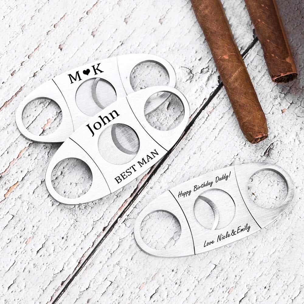 Zigarrenschneider mit Gravur, personalisierter Zigarrenschneider, Bräutigam Geschenk, Trauzeugen Geschenk, Hochzeitsgeschenk für Ihn, personalisiertes Geschenk, Grooms, Hochzeits-Villa, Accessoires für Ihn, Best Man, Geschenkeset, Trauzeugen, Geschenk für ihn, Männergeschenk