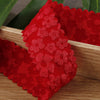 Deko Band, Blumenband, 3D Blumen, Schleifen,  Hochzeitsschleife, Bänder für Einladungskarten, Dekoband, Dekoschleife, Stuhlschleife,  Geschenkband, Geschenkverpackung, Hochzeitsband, hochzeits-Villa, Dekoration,  Save the Date, Hochzeitseinladung, Hochzeitsbox
