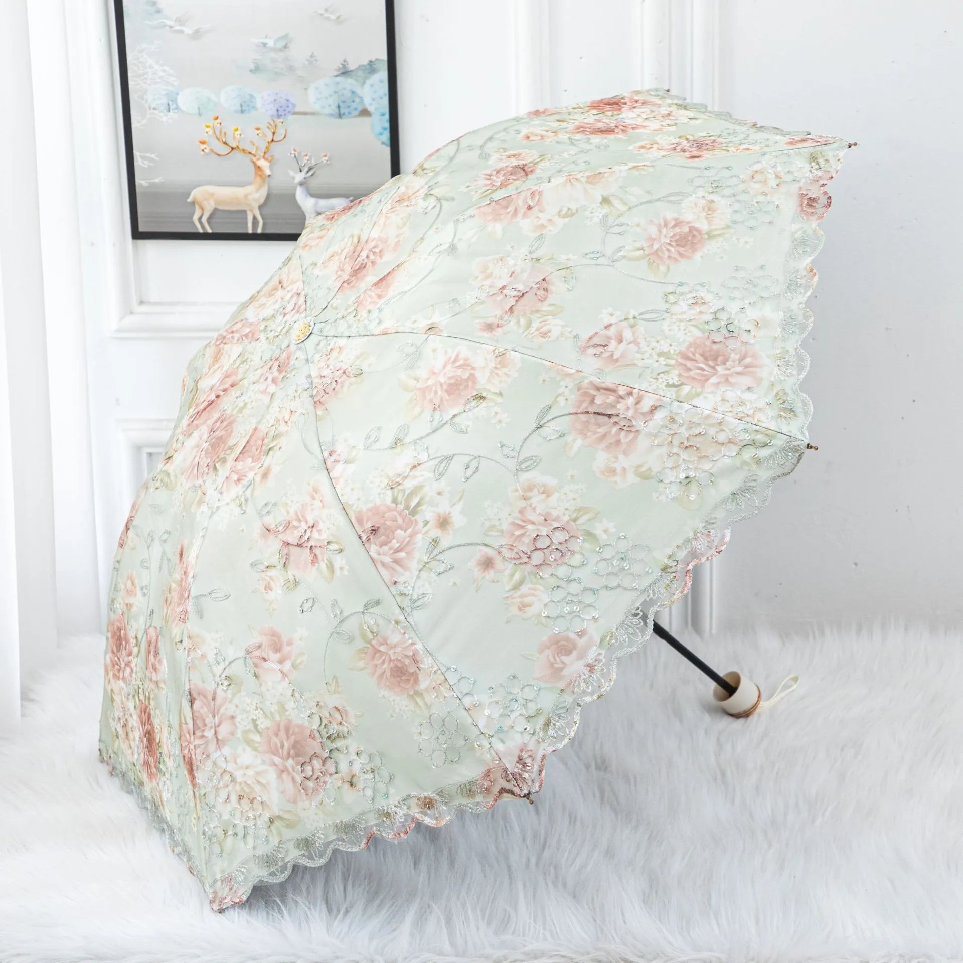 Brautschirm, Hochzeit Regen, Hochzeitschirm, Foto Requisit Hochzeit, Hochzeitsfoto, Hochzeits-Villa, großer Schirm, Regenschirm, Vintage Schirm, Regenschirm mit Spitze, Schirm mit Blumensprite, Vintage Braut, Vintage Hochzeit, Trachtenschirm, Regenschirm zum Dirndl, Außergewöhnlicher Regenschirm, Regenschirm mal anders, Regenschirm mit Blumen