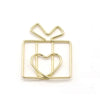 Hochzeit, Hochzeit Papeterie, Büroklammern, Herz Büroklammern, Papier Clip, Scrapbook, Wedding Scrapbook, Gastgeschenk, Hochzeitseinladung, Dankeskarten