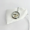 Floating Memories Medaillon, Floating Charms, Floating Medaillon, Hochzeitsmedaillon, Floating Memorys, Anker Charms, Charmes, besonderes Geschenk, Erinnerung, persönliches Schmuckstück, schwebende Kette, schwebendes Medaillon, Hochzeit, Hochzeits-Villa, Hochzeitsgeschenk, Hochzeitsschmuck,