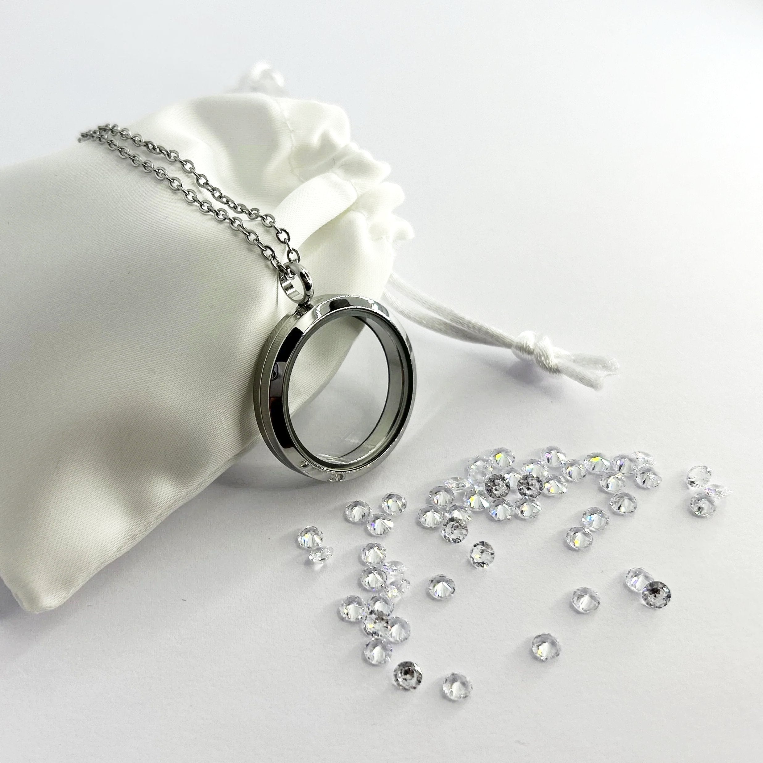 Diamantensteine Zirkonia Charms Floating Memories | Diamond Zirconia Charms