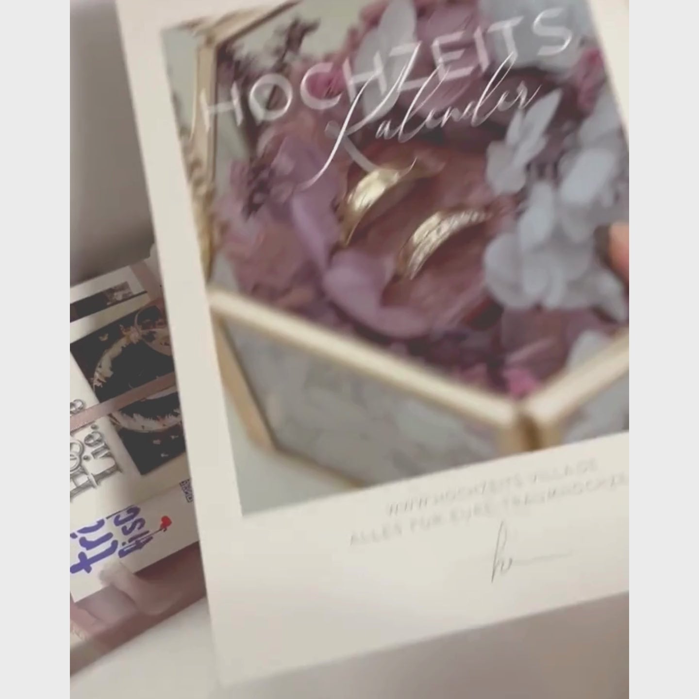 Hochzeitskalender | Hochzeitsplaner | Mit Stickerbogen