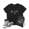 Team Bride, T-Shirts, Team Bride Bachelorette, Party, Shower, Junggesellenenabschied, JGA Girls, bedruckte T-shirts, Hochzeitsvilla, Hochzeitsshop, Jga Accessoires, 