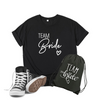 Team Bride, T-Shirts, Team Bride Bachelorette, Party, Shower, Junggesellenenabschied, JGA Girls, bedruckte T-shirts, Hochzeitsvilla, Hochzeitsshop, Jga Accessoires, 