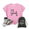 Team Bride, T-Shirts, Team Bride Bachelorette, Party, Shower, Junggesellenenabschied, JGA Girls, bedruckte T-shirts, Hochzeitsvilla, Hochzeitsshop, Jga Accessoires, 