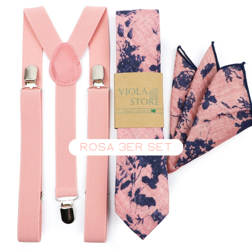 Krawatten Set, Hochzeits outfit, Bräutigam outfit, Hosenträger, Einstecktuch, Hochzeit, Hochzeits-Villa, Bräutigam Accessoires, Accessoires für Ihn, Fliege und Krawatte, Outfit für Ihn, Accessoires Set