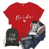 Team Bride, T-Shirts, Team Bride Bachelorette, Party, Shower, Junggesellenenabschied, JGA Girls, bedruckte T-shirts, Hochzeitsvilla, Hochzeitsshop, Jga Accessoires, 