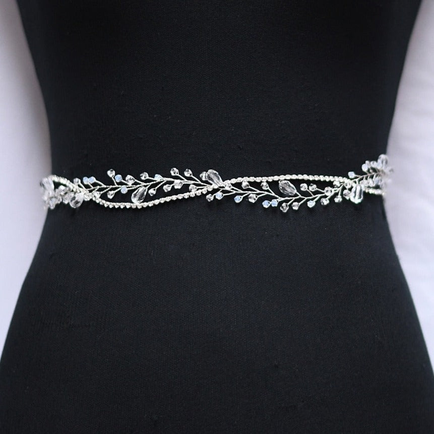 Brautschmuck, Brautkleid Accessoires, Taillengürtel, Kristall, Hochzeits-Villa, Brautaccessoire, Hochzeitsaccessoire, Braut, Hochzeit, Strass, das gewisse etwas,  Rückenschmuck, Taillenband, 