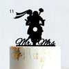 Cakepopper, Kuchendeko, Acryldeko, Tortentopper, Hochzeitstorte deko, Gold, Silber, Wedding Cake Topper, Hochzeits-Villa, Biker Hochzeit, Motorrad Cake Topper, Biker-Liebe, Motorradtopper