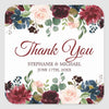 Aufkleber individuell, Sticker eckig, Aufkleber Hochzeit, Wedding Sticker, Gastgeschenke, Candy-Bar, Candy Bar, Dankeskarten Hochzeit, Einladungskarten, Umschläge Hochzeitseinladungen, Schön das du da bist, Thank you, 