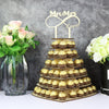 Schokoladenständer, Kuchendeko, Holzständer,  Hochzeitstorte deko, Wedding Cake, Herzen, Hochzeits-Villa, personalisierte Kuchendeko, Brautpaa Namen, Candy Bar, Pralinen Aufsteller, Dessert Etagere 
