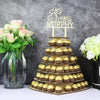 Schokoladenständer, Kuchendeko, Holzständer,  Hochzeitstorte deko, Wedding Cake, Herzen, Hochzeits-Villa, personalisierte Kuchendeko, Brautpaa Namen, Candy Bar, Pralinen Aufsteller, Dessert Etagere 
