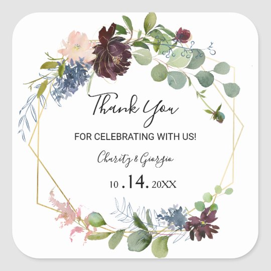 Aufkleber individuell, Sticker eckig, Aufkleber Hochzeit, Wedding Sticker, Gastgeschenke, Candy-Bar, Candy Bar, Dankeskarten Hochzeit, Einladungskarten, Umschläge Hochzeitseinladungen, Schön das du da bist, Thank you, 