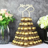 Schokoladenständer, Kuchendeko, Holzständer,  Hochzeitstorte deko, Wedding Cake, Herzen, Hochzeits-Villa, personalisierte Kuchendeko, Brautpaa Namen, Candy Bar, Pralinen Aufsteller, Dessert Etagere 