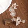 Brautschmuck, Haarschmuck, Hochzeitsfrisur, Haarspange Hochzeit, Perlen, Brauthaarschmuck, Schmuckkamm, Haarranke, Flechtfrisur,  Haarnadeln, romantischer Haarschmuck, eleganter Haarschmuck, Haarrebe, Kopfschmuck, Blumenschmuck, Rosegold, Silber, Gold, Draht, lang, breit, Haarkette, Blütenranke, Hochzeits-Villa, Brautaccessoire, Hochzeits accessoire, Braut, Hochzeit