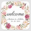 Aufkleber individuell, Sticker eckig, Aufkleber Hochzeit, Wedding Sticker, Gastgeschenke, Candy-Bar, Candy Bar, Dankeskarten Hochzeit, Einladungskarten, Umschläge Hochzeitseinladungen, Schön das du da bist, Thank you, 