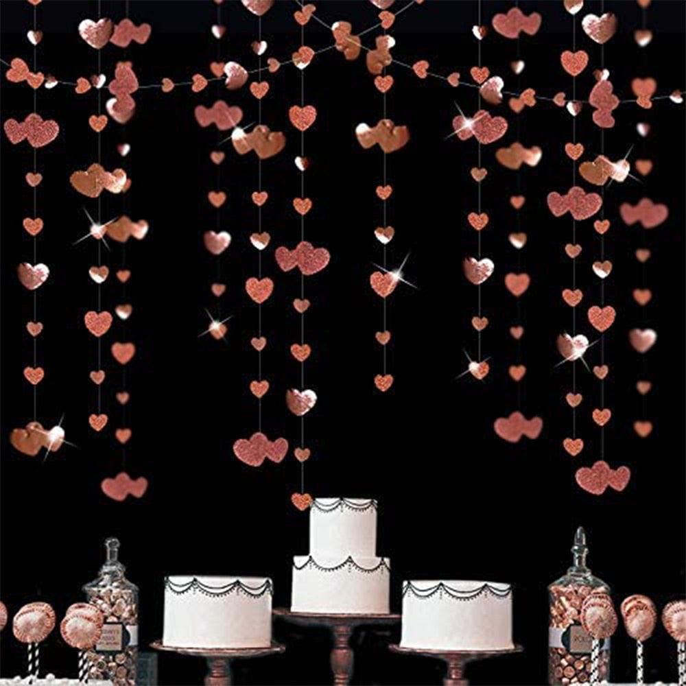 Wimpelkette, Candybar, Candy Bar, Deko, Hochzeitsdekoration, Wedding Deco, Candy Bar Dekoration, Herz Wimpelkette, Herzkette, Herzbanner