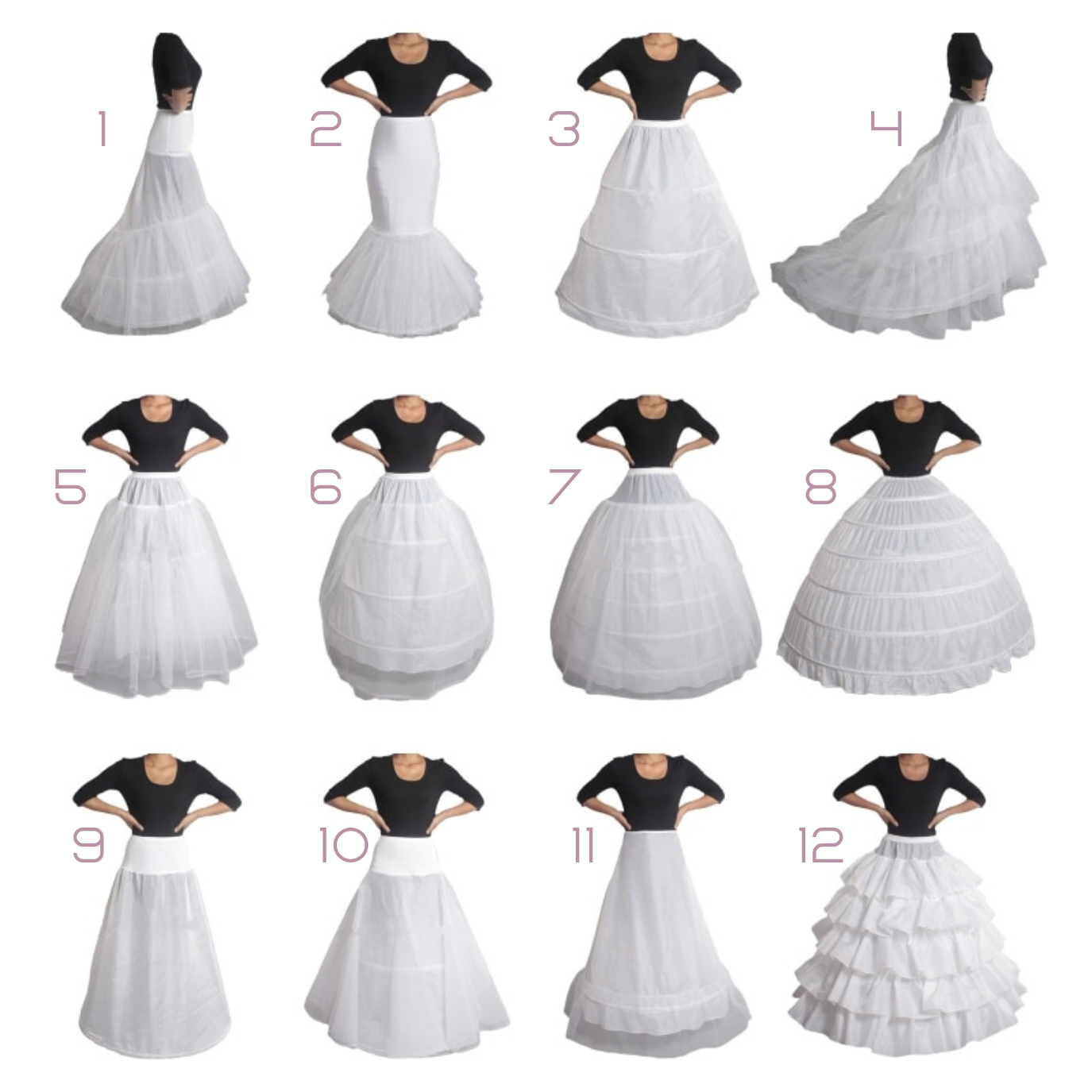 Unterrock, Unterrock mit Schleppe, weit, Reifrock, Braut Accessoires, Brautkleid, Hochzeitkleid, Hochzeit outfit, Hochzeits-Villa