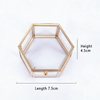 Ringkissen, Ringetui, Ring Schatulle glas, Metal Hexagon, individuell bedruckt, personalisierte Ringbox, Hexagon glas, Eheringe, Hochzeit, Metallbox, God, Hochzeits-Villa, Ehering Box, Wedding, 