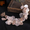 Brautschmuck, Haarschmuck, Hochzeitsfrisur, Haarspange Hochzeit, Perlen, Brauthaarschmuck, Schmuckkamm, Haarranke, Flechtfrisur,  Haarnadeln, romantischer Haarschmuck, eleganter Haarschmuck, Haarrebe, Kopfschmuck, Blumenschmuck, Rosegold, Silber, Gold, Draht, lang, breit, Haarkette, Blütenranke, Hochzeits-Villa, Brautaccessoire, Hochzeits accessoire, Braut, Hochzeit