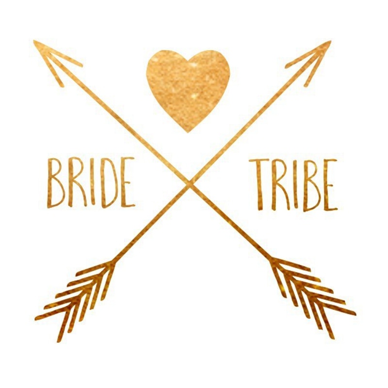 Klebetatoos, Tatoos JGA, Junggesellinnenabschied, JGA Accessoires, Team Bride Tatoo, Hochzeit, Party Tatoos, Gold Tatoo, Hochzeit, Hochzeits-Villa, Sticker JGA, 