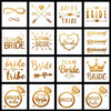 Klebetatoos, Tatoos JGA, Junggesellinnenabschied, JGA Accessoires, Team Bride Tatoo, Hochzeit, Party Tatoos, Gold Tatoo, Hochzeit, Hochzeits-Villa, Sticker JGA, 