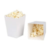 Popcornbox, Box für Popcorn, Candybar, Kinderbox, Hochzeitsdeko, Candy Bar Deko, Hochzeitsaccessoires, Süßigkeitnbox, Schchtel weiß, Bonbonschachtel, Hochzeits-Villa,