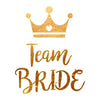Klebetatoos, Tatoos JGA, Junggesellinnenabschied, JGA Accessoires, Team Bride Tatoo, Hochzeit, Party Tatoos, Gold Tatoo, Hochzeit, Hochzeits-Villa, Sticker JGA, 
