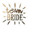 Klebetatoos, Tatoos JGA, Junggesellinnenabschied, JGA Accessoires, Team Bride Tatoo, Hochzeit, Party Tatoos, Gold Tatoo, Hochzeit, Hochzeits-Villa, Sticker JGA, 