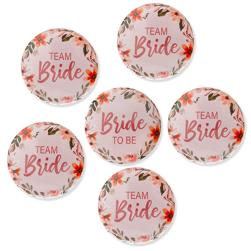 JGA Button, Anstecker, Team Braut Buttons, JGA outfit, Junggesellinnenabschied accessoires, Hochzeit, Hochzeits-Villa, JGA Zubehör, JGA Anstecker, 