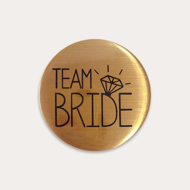 JGA Button, Anstecker, Team Braut Buttons, JGA outfit, Junggesellinnenabschied accessoires, Hochzeit, Hochzeits-Villa, JGA Zubehör, JGA Anstecker, 