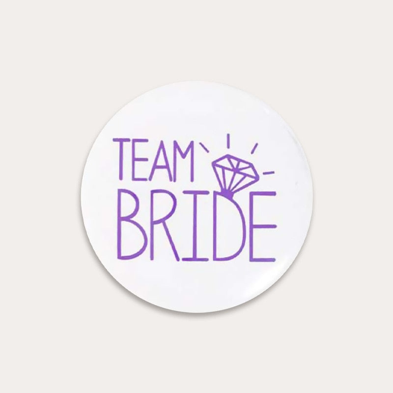 JGA Button, Anstecker, Team Braut Buttons, JGA outfit, Junggesellinnenabschied accessoires, Hochzeit, Hochzeits-Villa, JGA Zubehör, JGA Anstecker, 