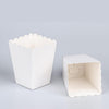 Popcornbox, Box für Popcorn, Candybar, Kinderbox, Hochzeitsdeko, Candy Bar Deko, Hochzeitsaccessoires, Süßigkeitnbox, Schchtel weiß, Bonbonschachtel, Hochzeits-Villa,