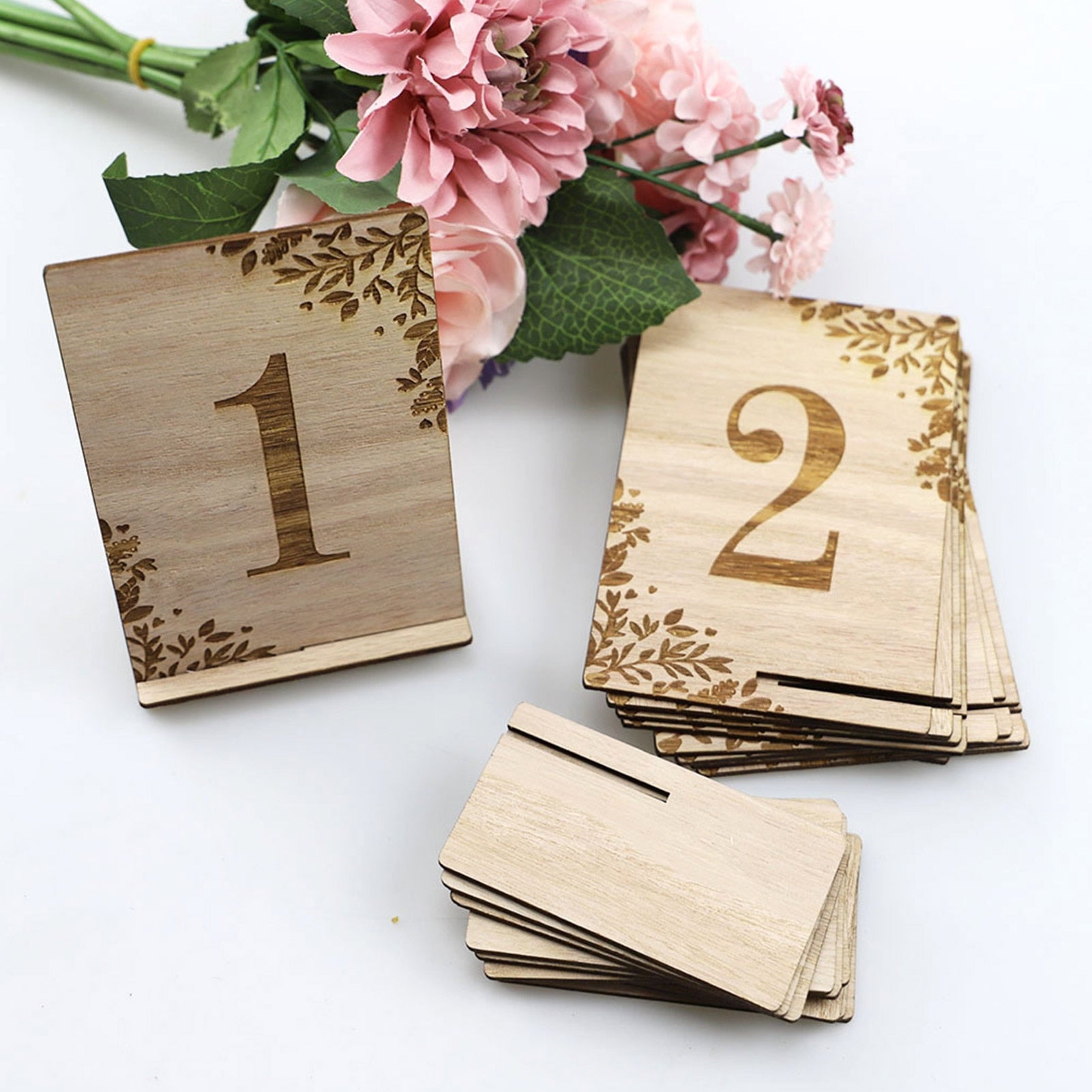 Tischnummern, Hochzeitsdeko, Hochzeitstisch, Table number, Sitzordnung, Hochzeit, Tischdeko, Tischnummer Holz,  Tischschild, Hochzeits-Villa, romantisch, Florale Hochzeitsdeko, Romantische Hochzeitsdekoration, Holz, Hochzeitstisch, Tischdeko, Hochzeitsvilla, 1-10,